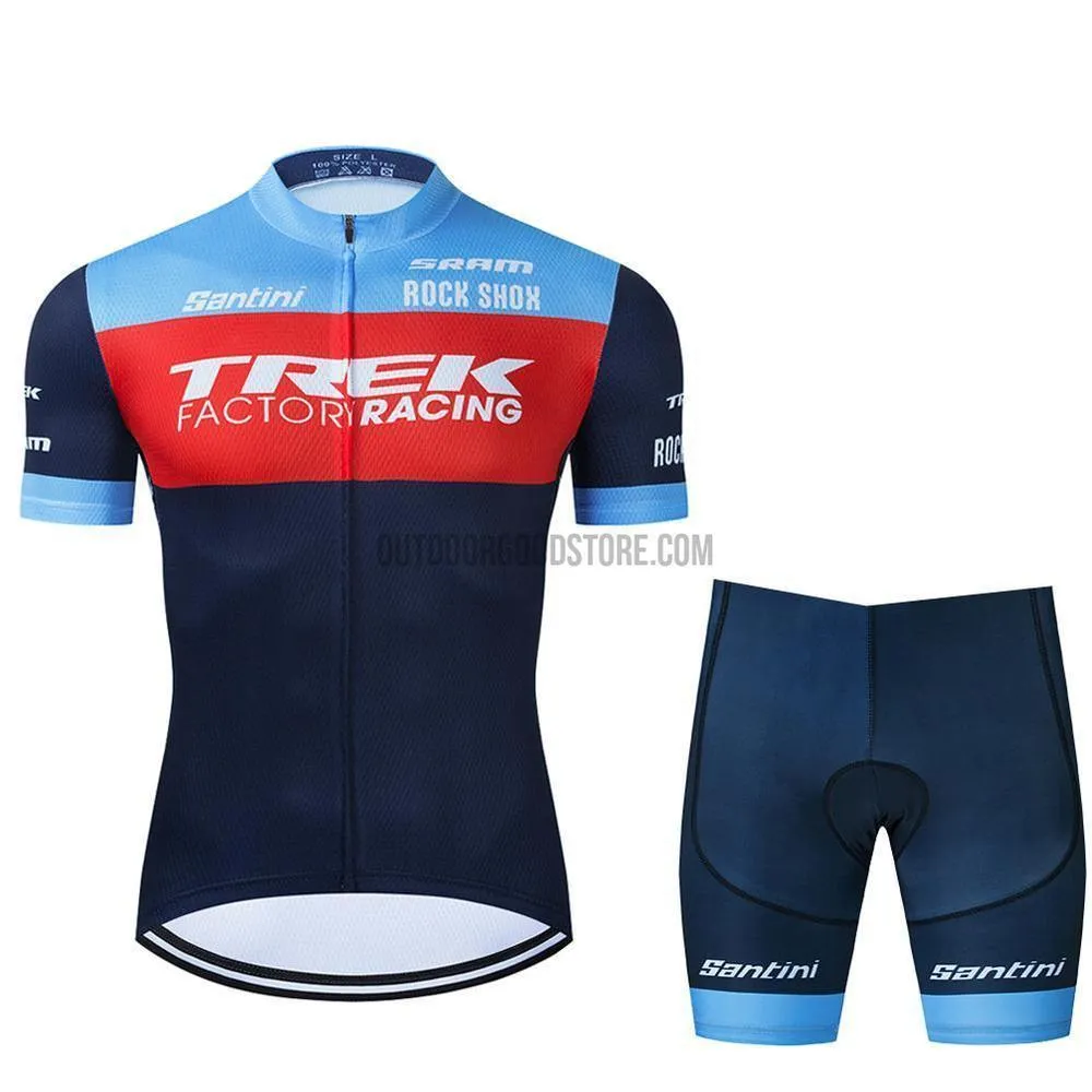 2021 TRK Blue Cycling Bike Jersey Kit