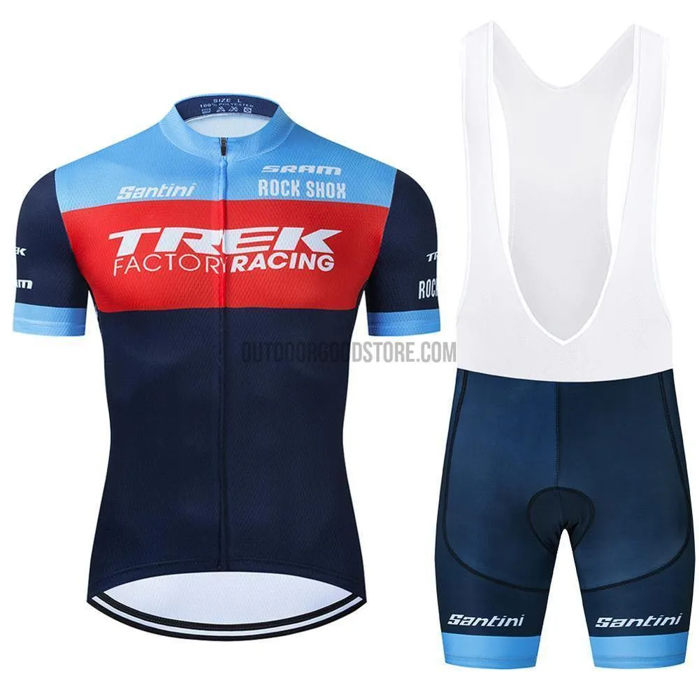 2021 TRK Blue Cycling Bike Jersey Kit