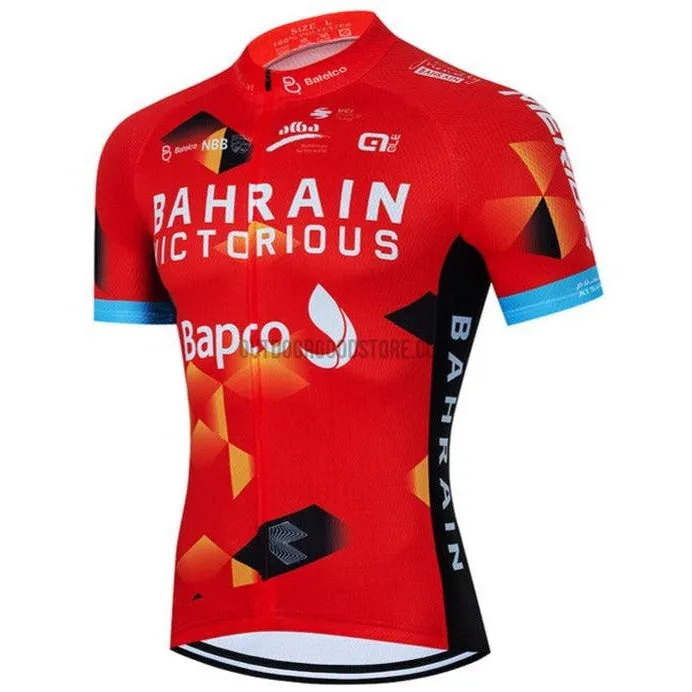 2022 BHR Red Cycling Bike Jersey Kit