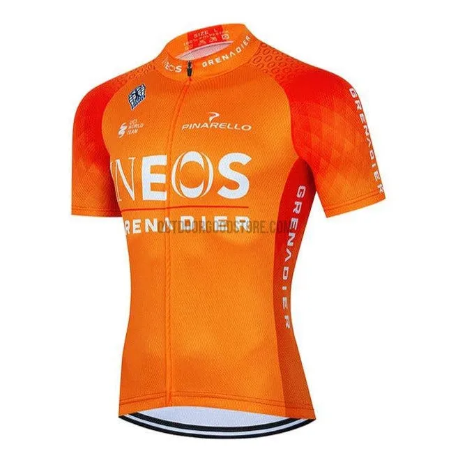 2022 IN Orange Cycling Bike Jersey Kit