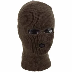 3 Hole Balaclava Acrylic Olive