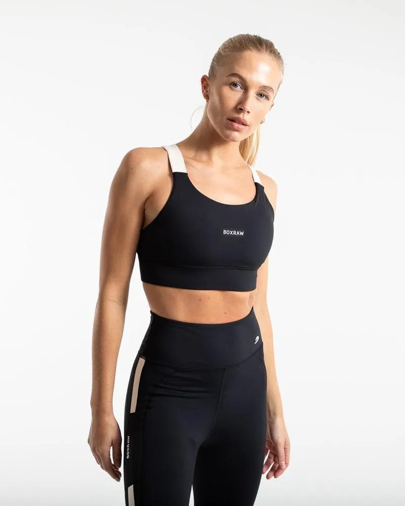 ALICIA SPORTS BRA - BLACK