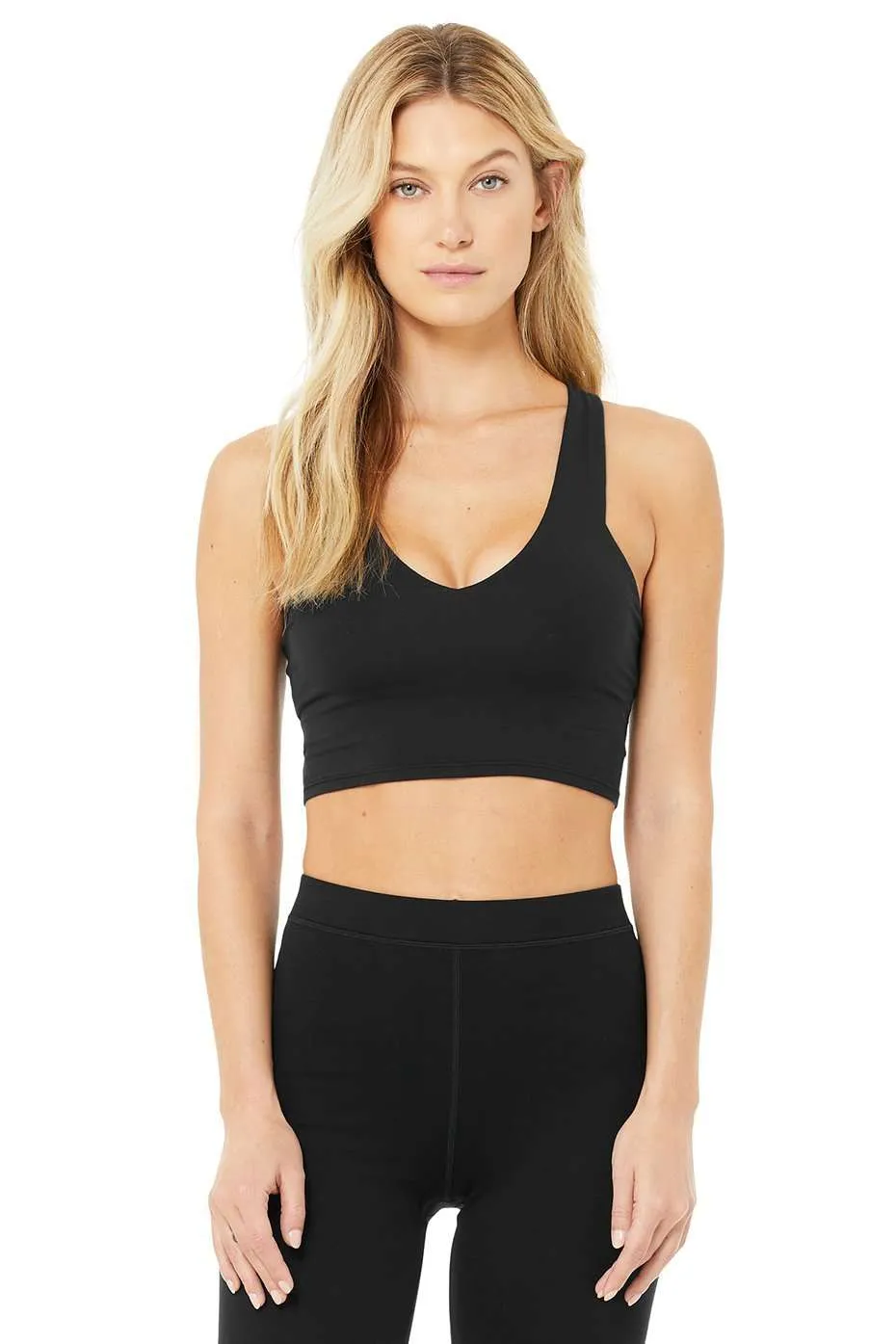 Alo Yoga Women's Airbrush Real Bra Tank Top - Black