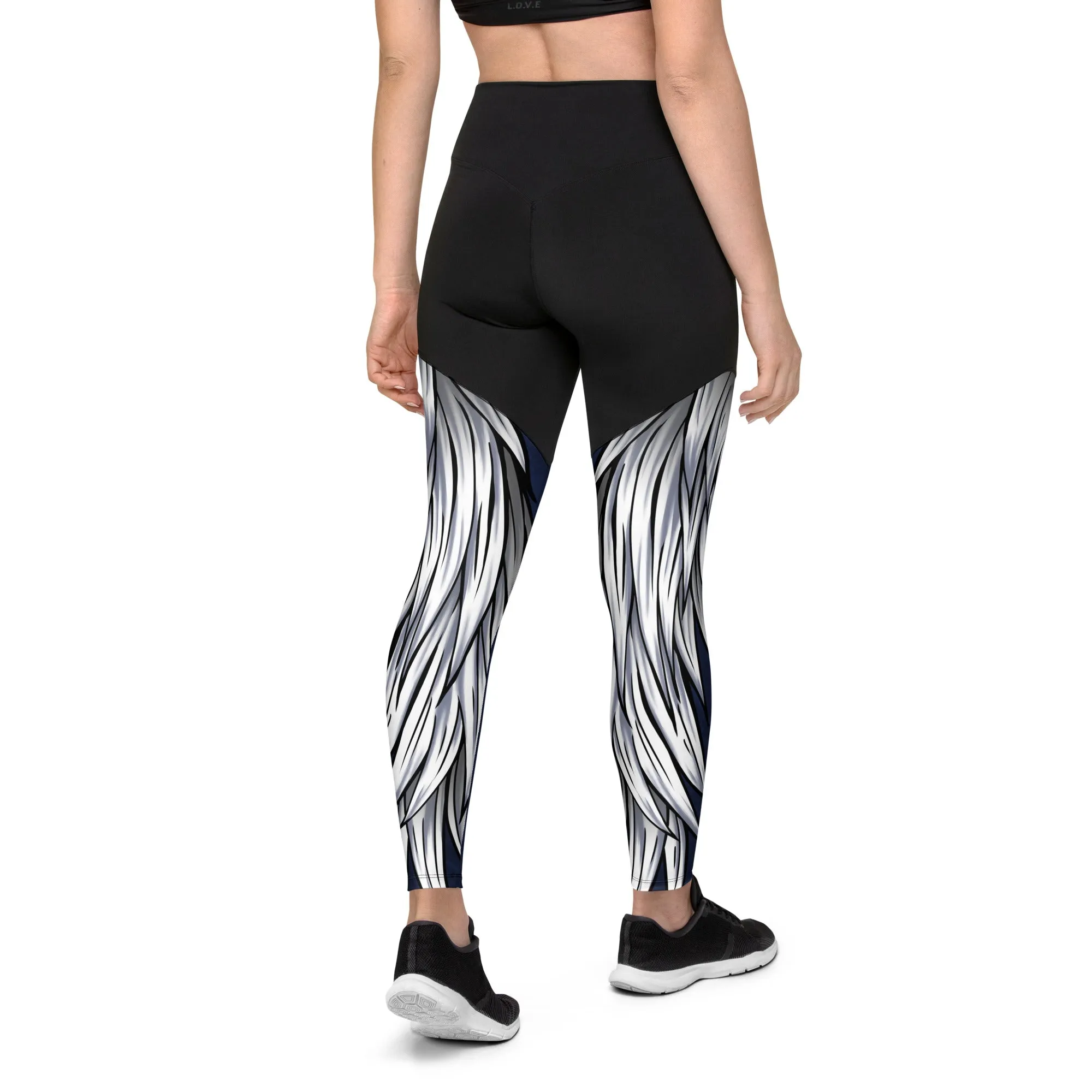 Angel Wings Compression Leggings