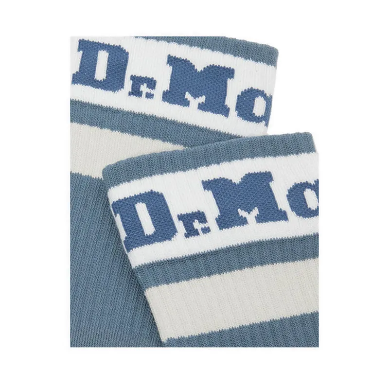 Athletic Logo Sock- Denim