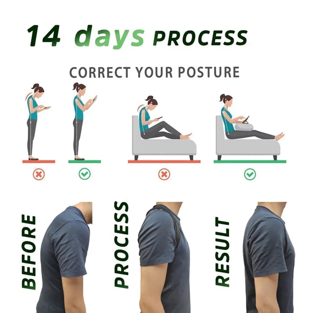 Back Posture Corrector Belt Adjustable Medical Clavicle Spine Shoulder Lumbar Posture Correction