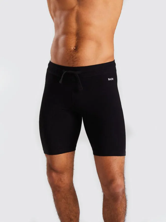 BAM - Ingra Enduro Bamboo Men's Compression Shorts - Black