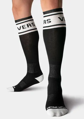 Barcode Berlin Identity Football Socks Vers Black White