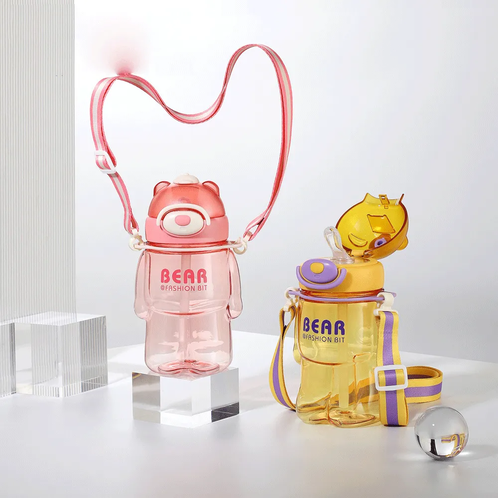 Bear Robot Shape Water Bottle For All Bear Lovers.(800ML)