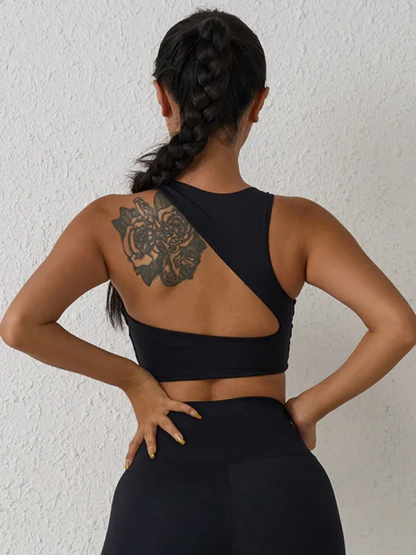 Beautiful back sports bra shock-proof yoga sports vest