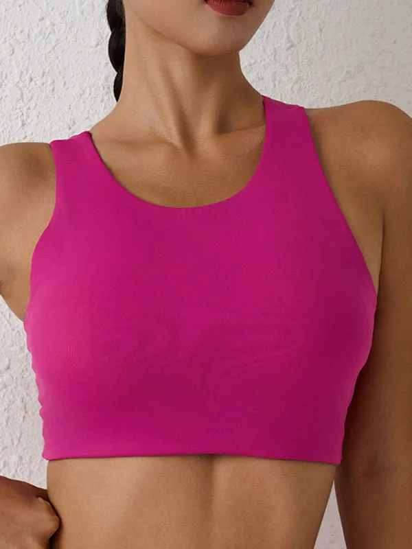 Beautiful back sports bra shock-proof yoga sports vest