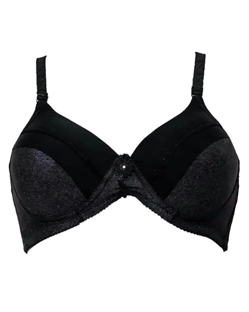 Black Single Padded Bra