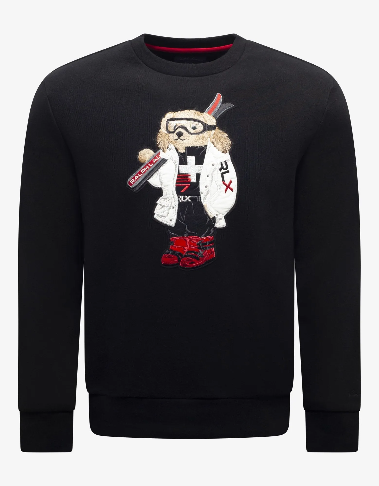 Black Ski Bear Logo Sweatshirt -