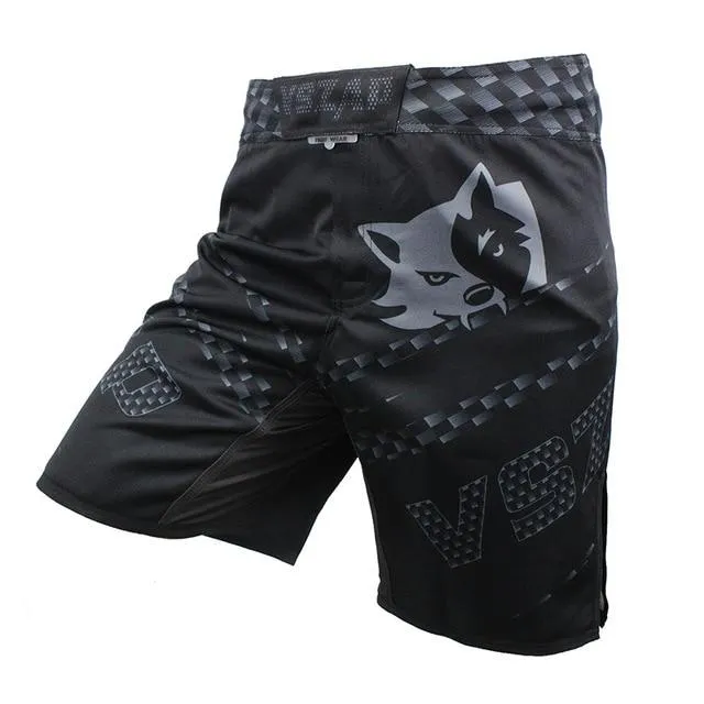 Boxing Shorts Lightweight Jiu-Jitsu Streched Pants Muay Thai Training Free Kick