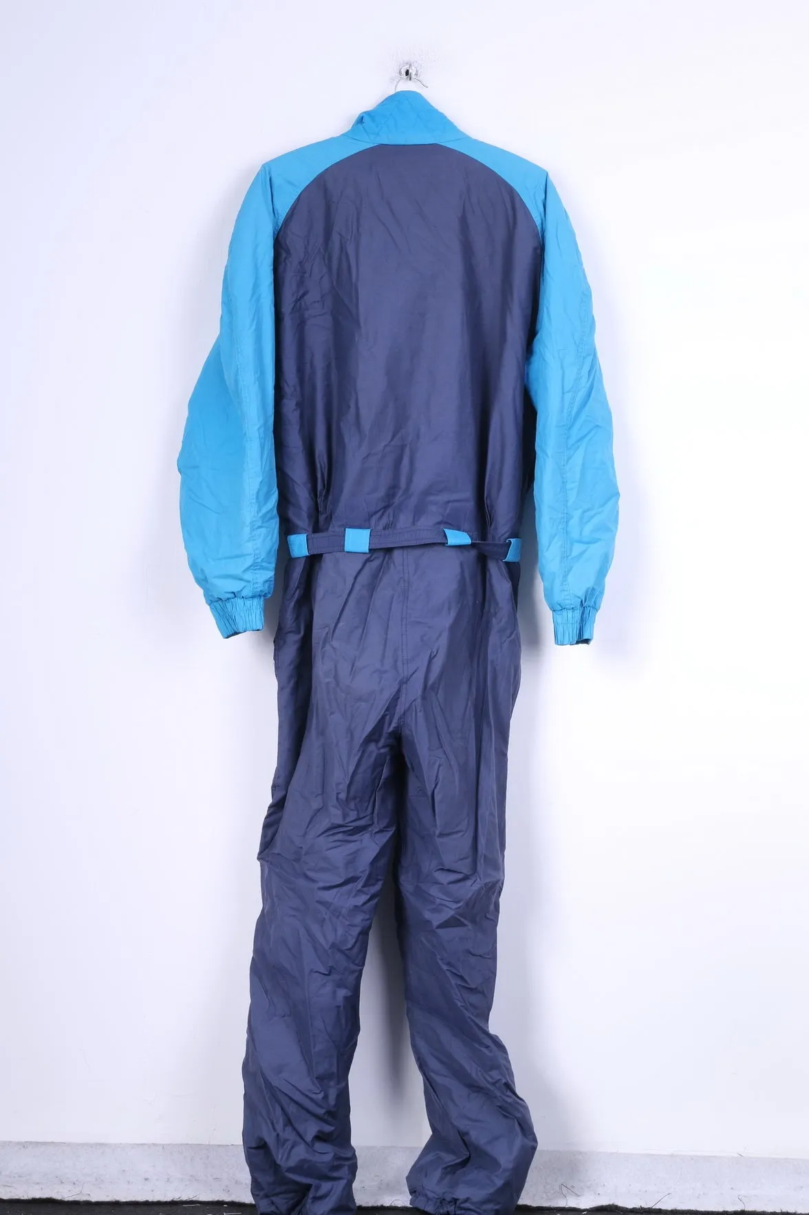 Bretschneider & Volemann Mens 52 M Ski Suit One Piece Suit Retro Blue Snowsuit Austria