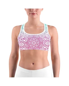 Bright Mandala Sports bra