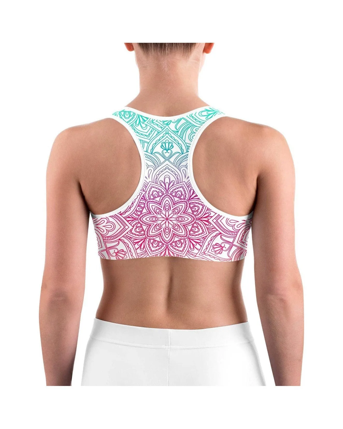 Bright Mandala Sports bra