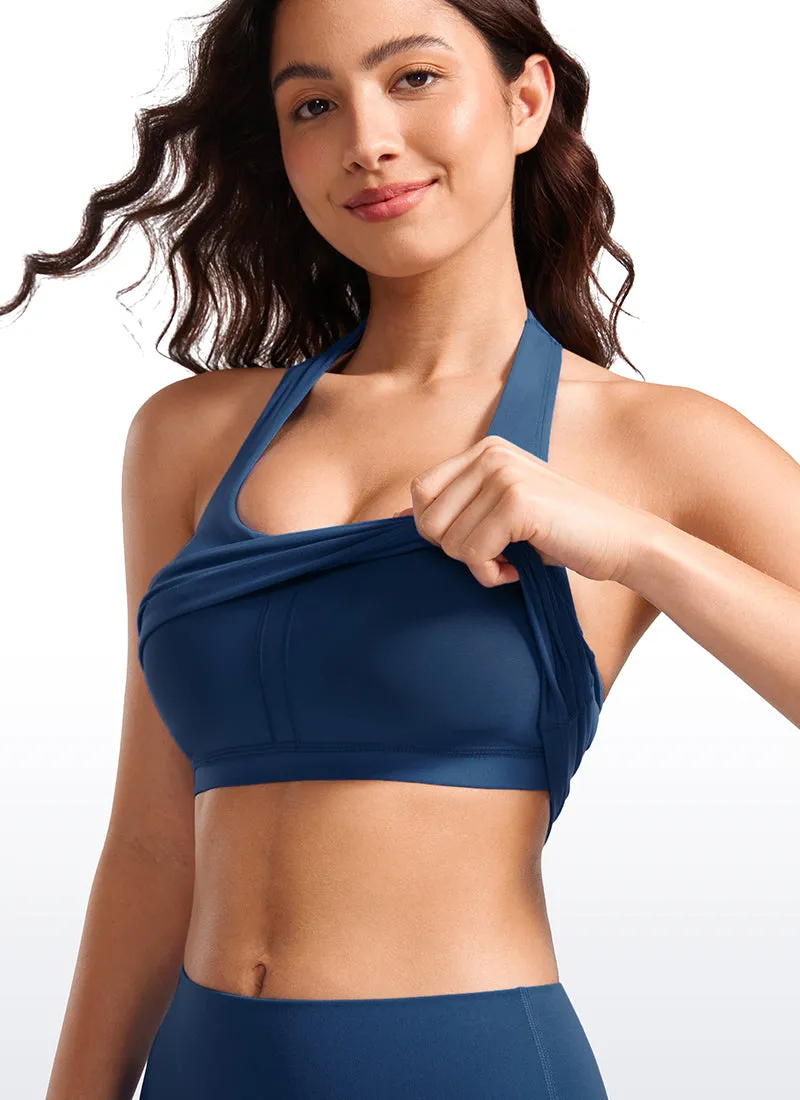 Butterluxe Halter Built-in Bra Tanks