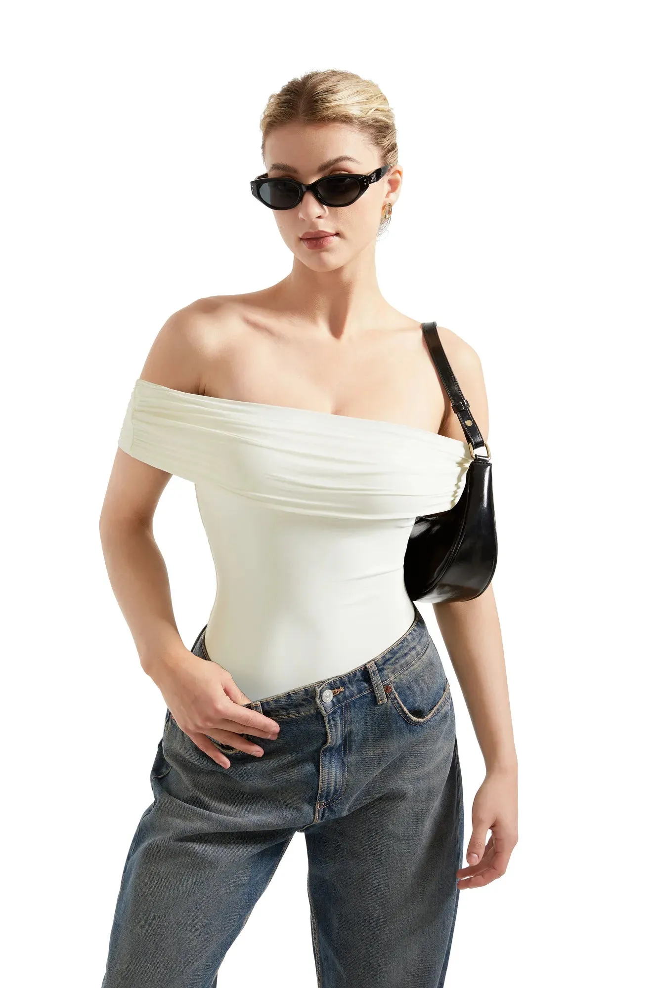 Buttery Soft Off Shoulder Bodysuit