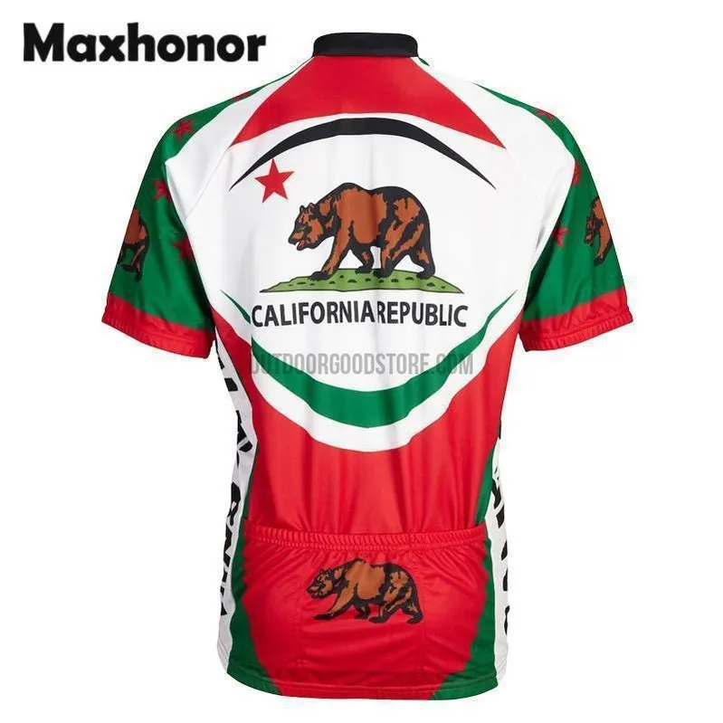 California Republic Retro Cycling Jersey