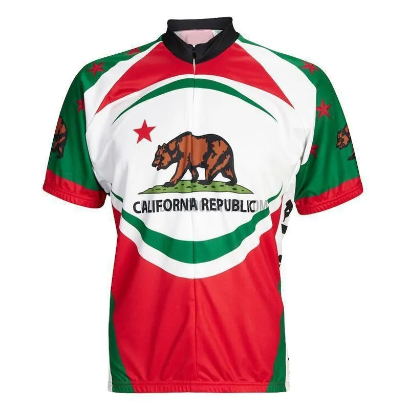 California Republic Retro Cycling Jersey