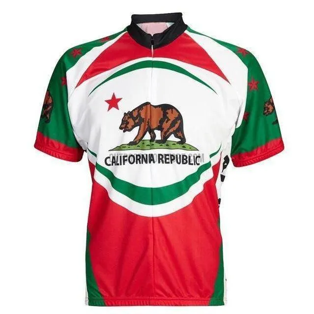 California Republic Retro Cycling Jersey