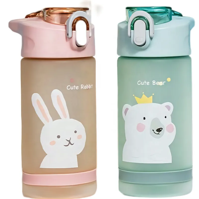 Cartoon Print Outdoor Sports Bottle for Kids