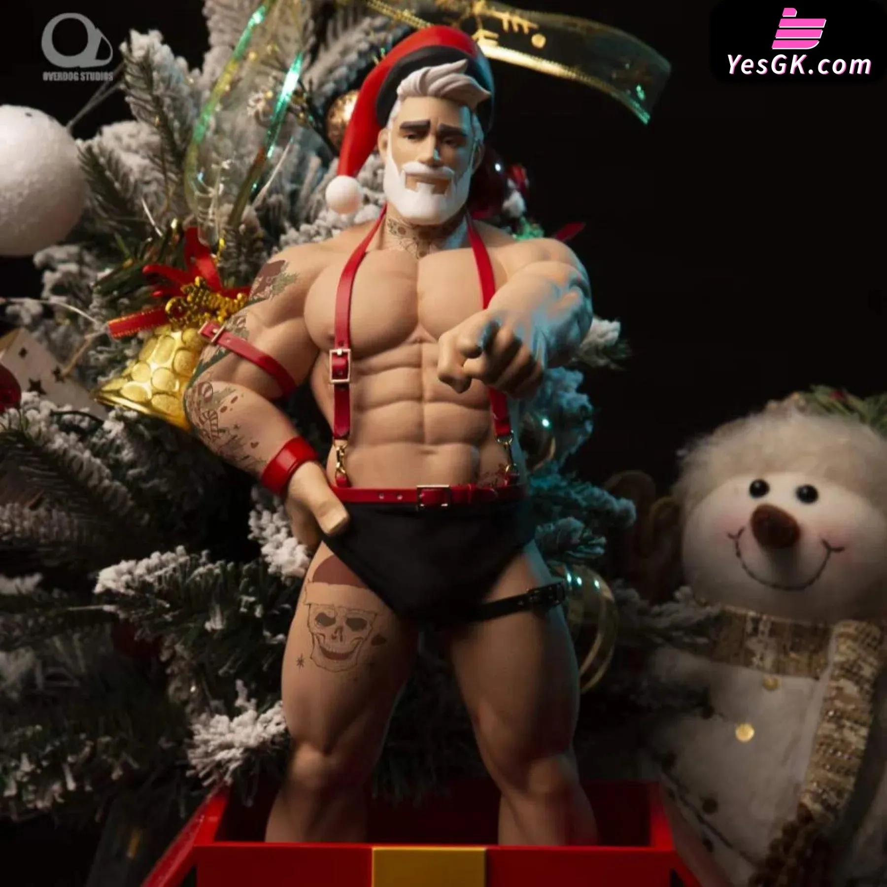 Christmas limited edition - Santa Claus Resin Statue - OVERDOG Studio [Pre-Order]