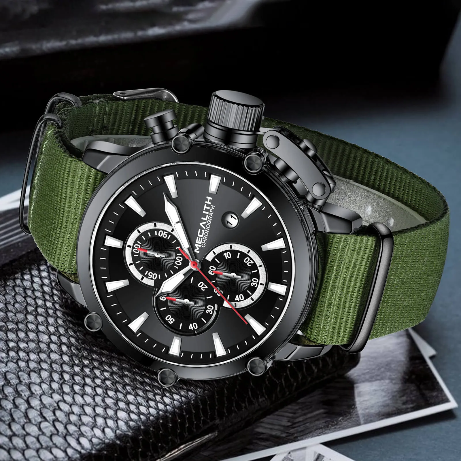 Chronograph Watch | Nylon Band | 8262M