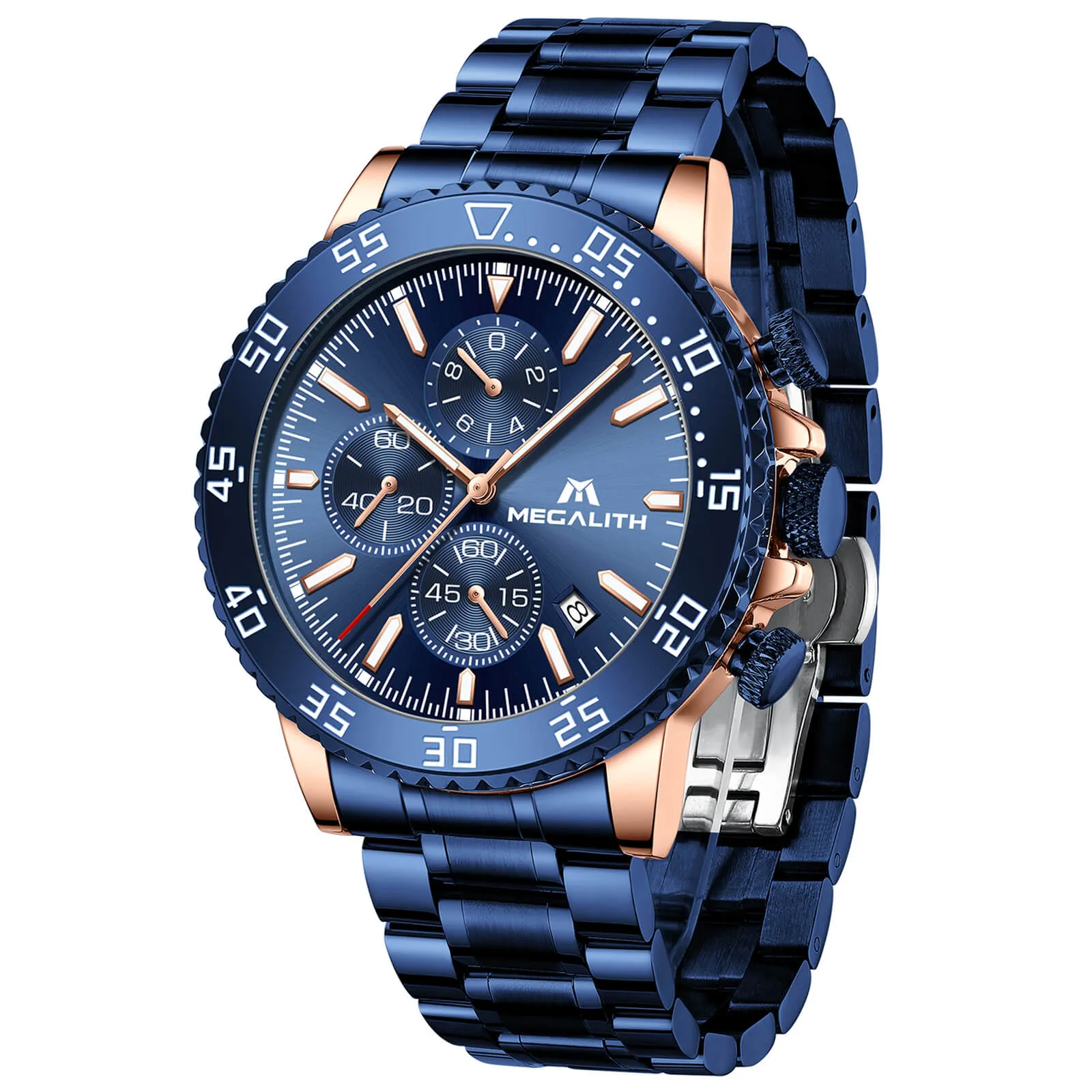 Chronograph Watch | Stainless Steel Band | 8259M