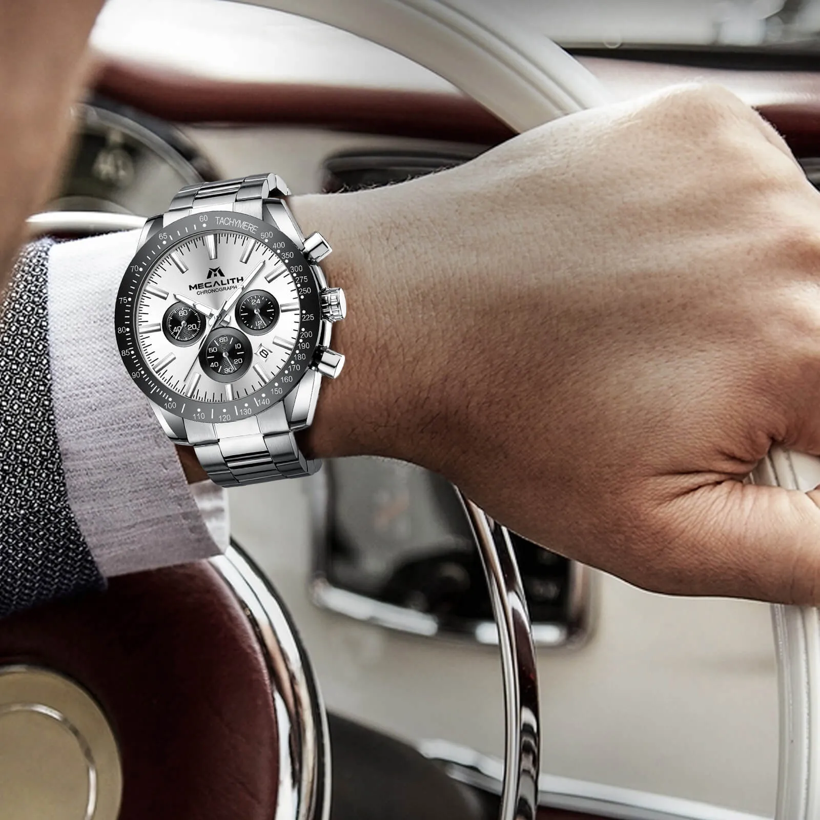 Chronograph Watch | Stainless Steel Band | 8270M