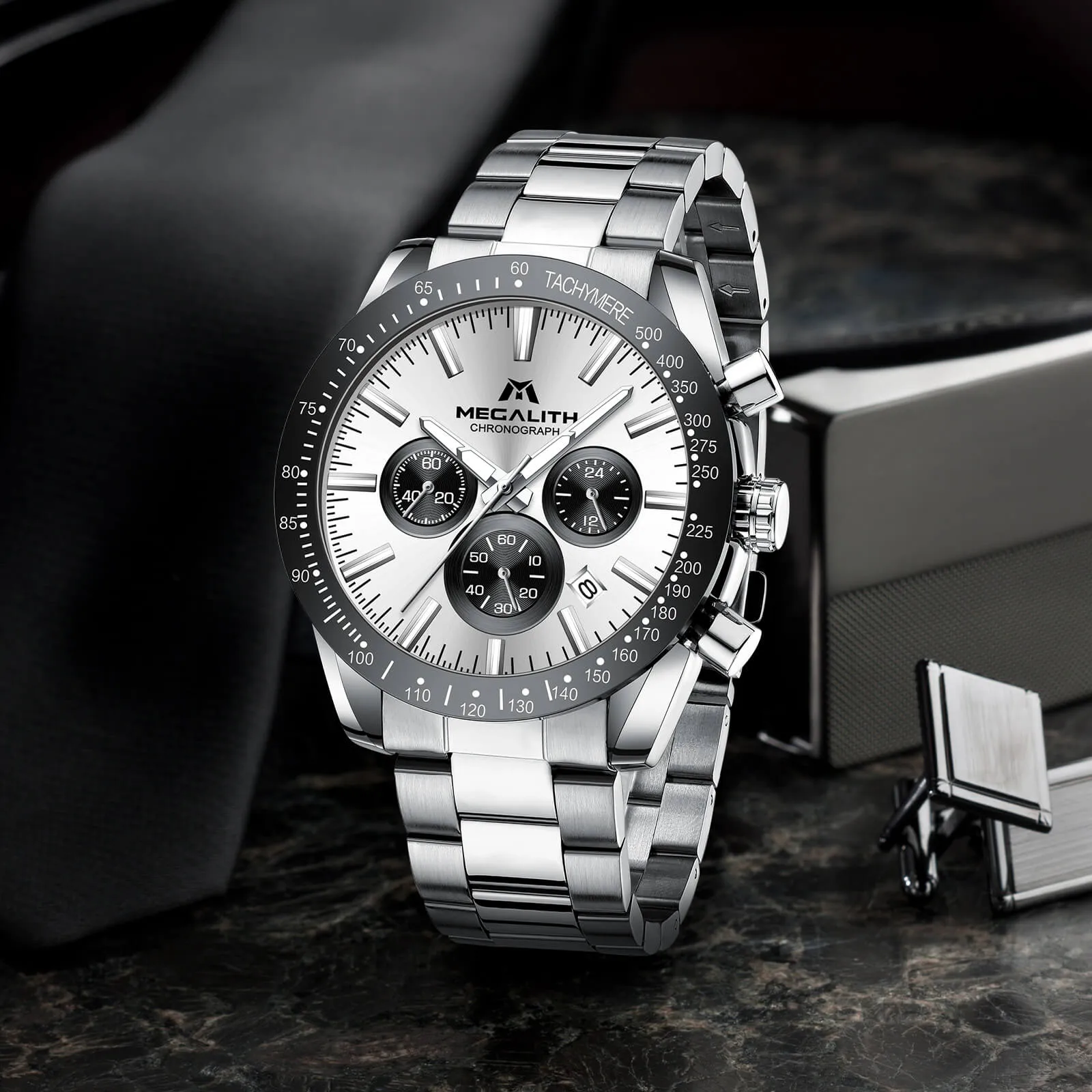 Chronograph Watch | Stainless Steel Band | 8270M