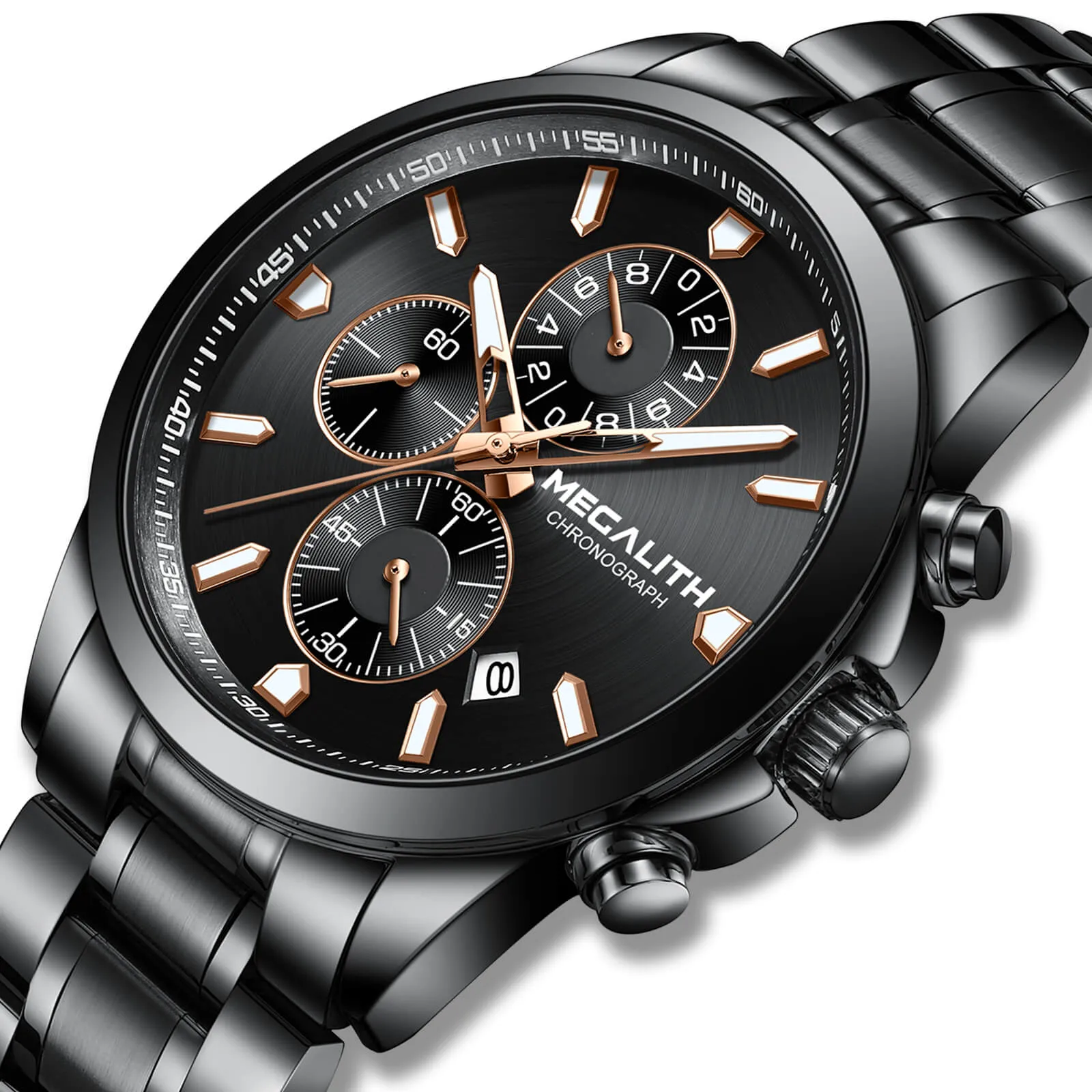 Chronograph Watch | Stainless Steel Band | 8272M