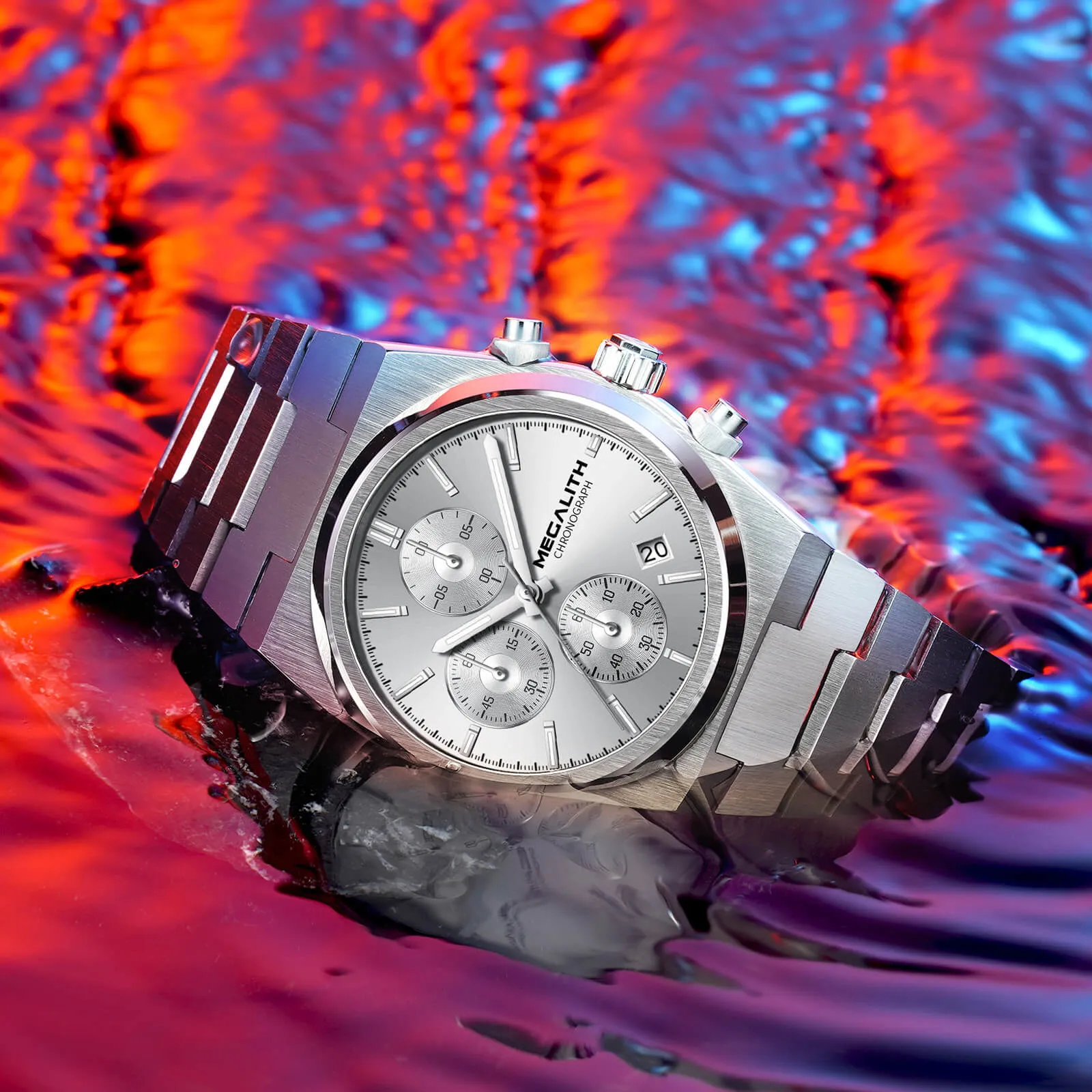 Chronograph Watch | Stainless Steel Band | 8388M