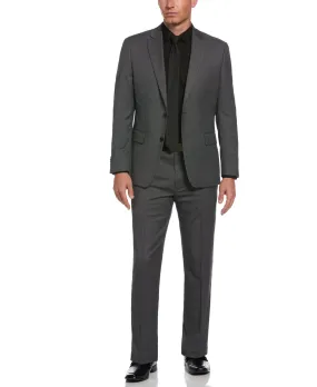 Classic Fit Dark Grey Solid Stretch Suit