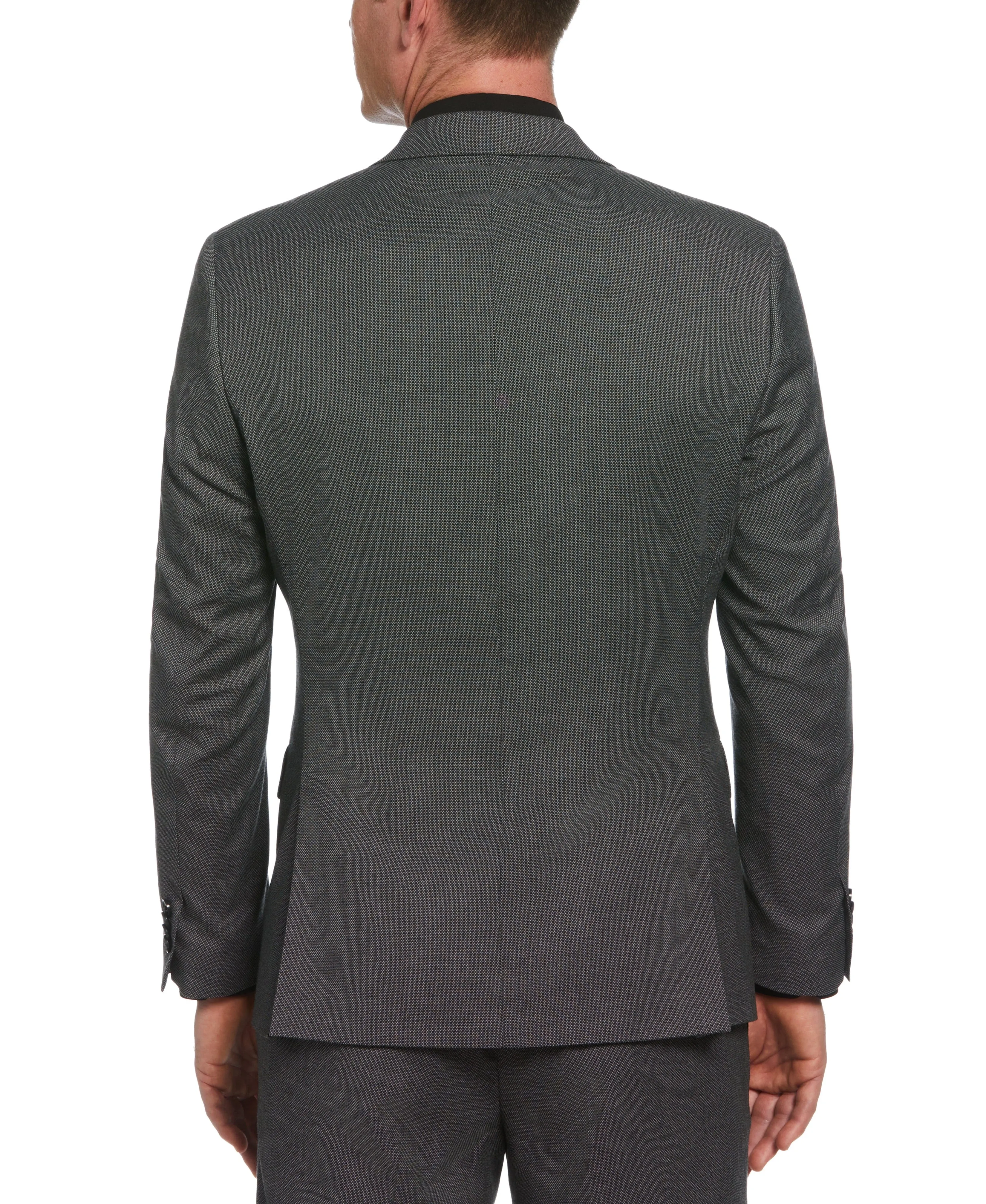 Classic Fit Dark Grey Solid Stretch Suit