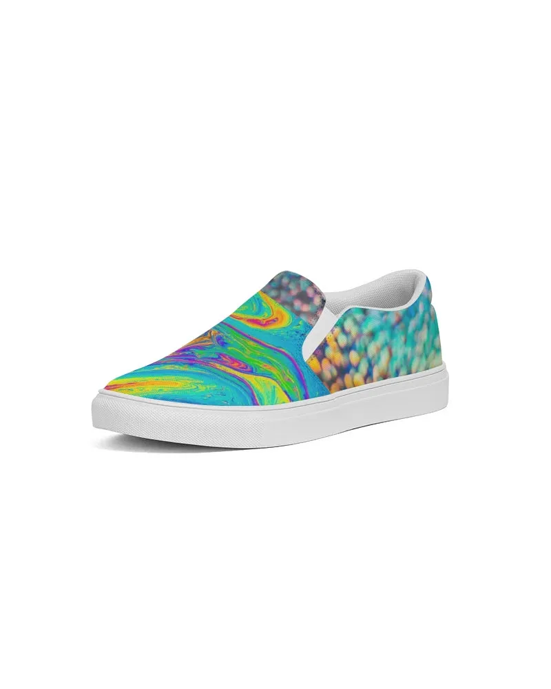 Colour Men's Slip-On Canvas Shoe