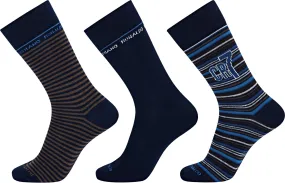 CR7 Men's Cotton Blend 3-Pack Fashion Socks, multicolor