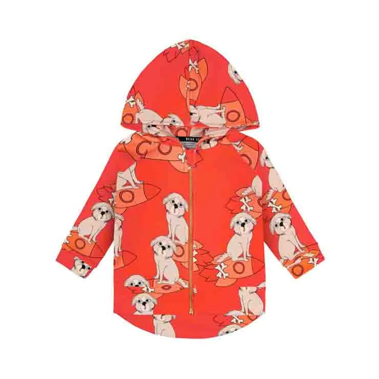 Dear Sophie Zip Hoodie - Cosmodog Orange