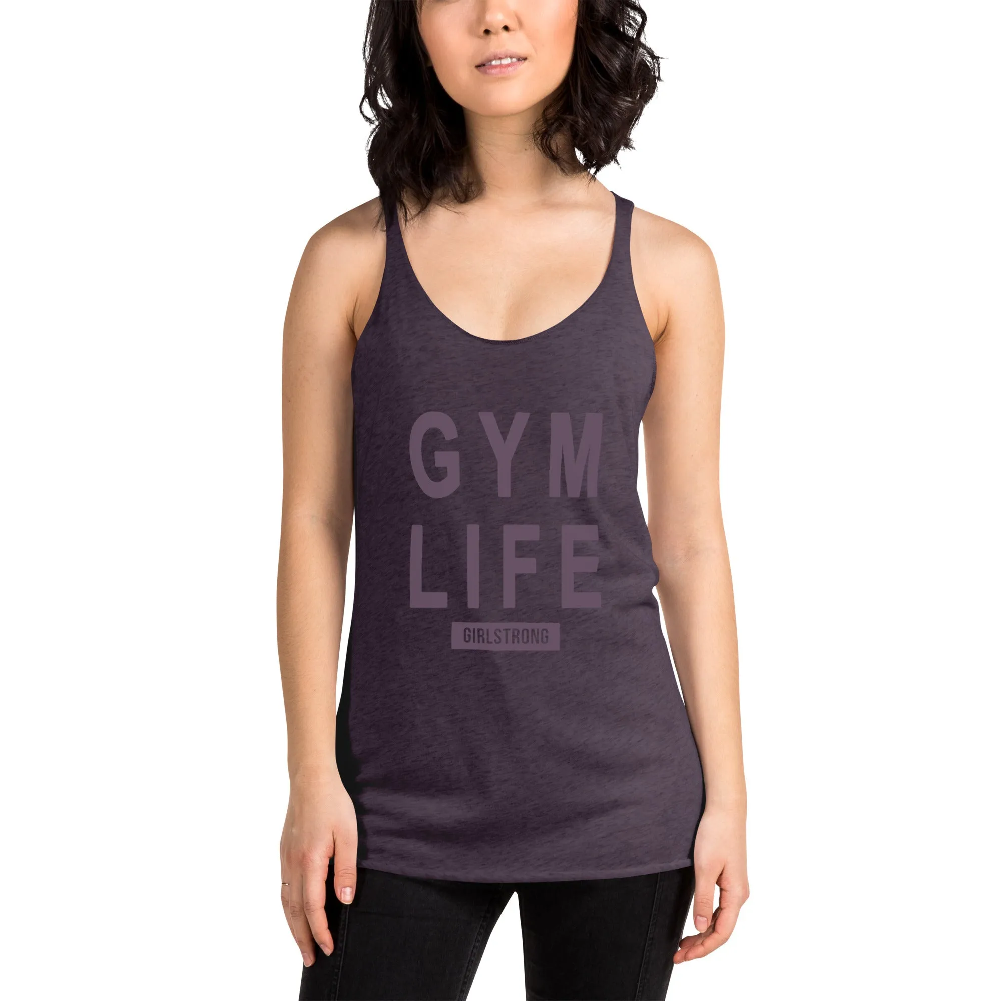 ELEVATED SCULPT RACERBACK PURPLE TANK TOP FOR WOMEN - GYM LIFE