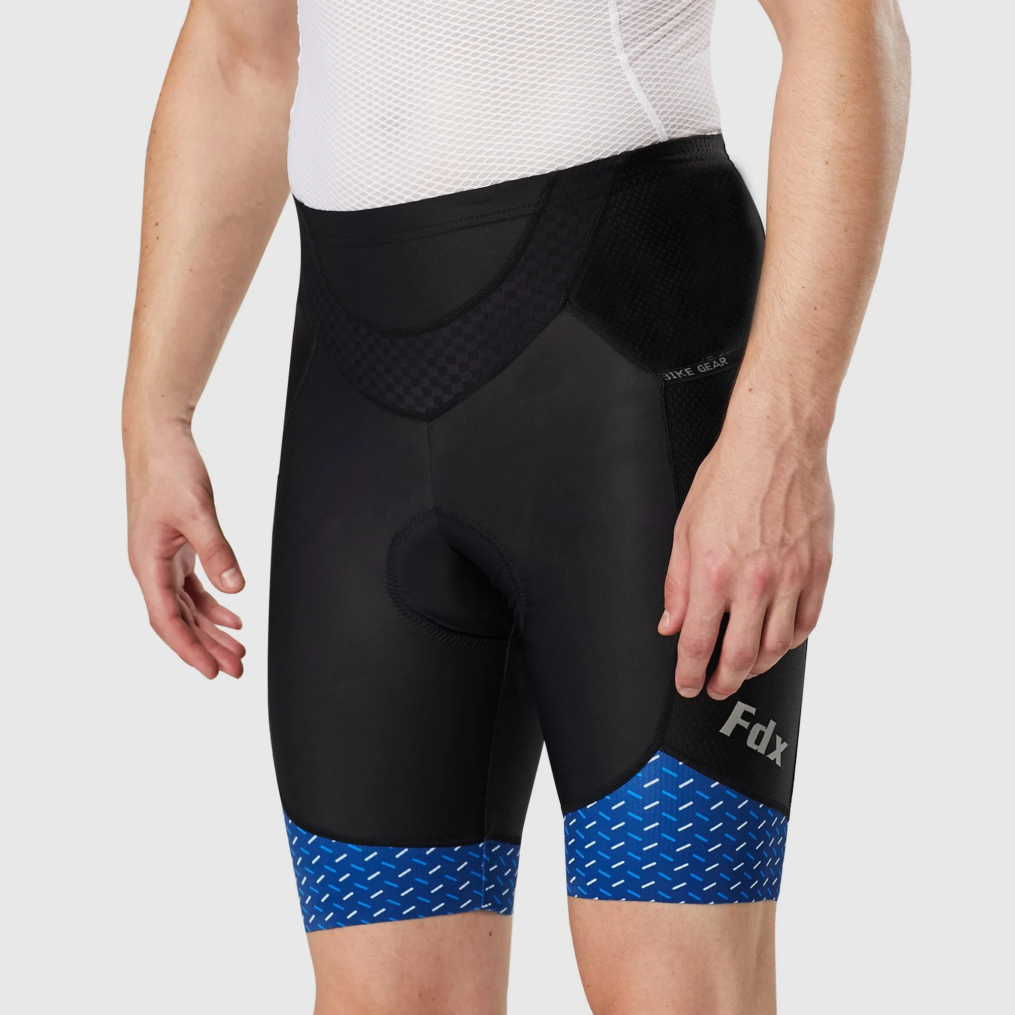 Fdx Essential Blue Men's & Boy's Padded Cycling Shorts With Pockets