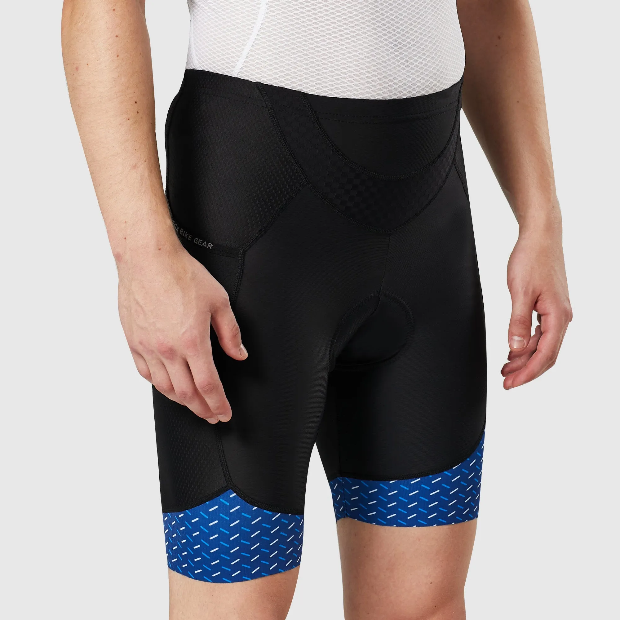 Fdx Essential Blue Men's & Boy's Padded Cycling Shorts With Pockets