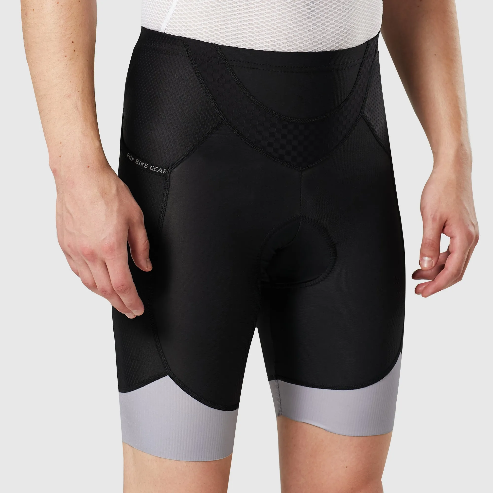 Fdx Essential Grey Men's & Boy's Padded Cycling Shorts With Pockets