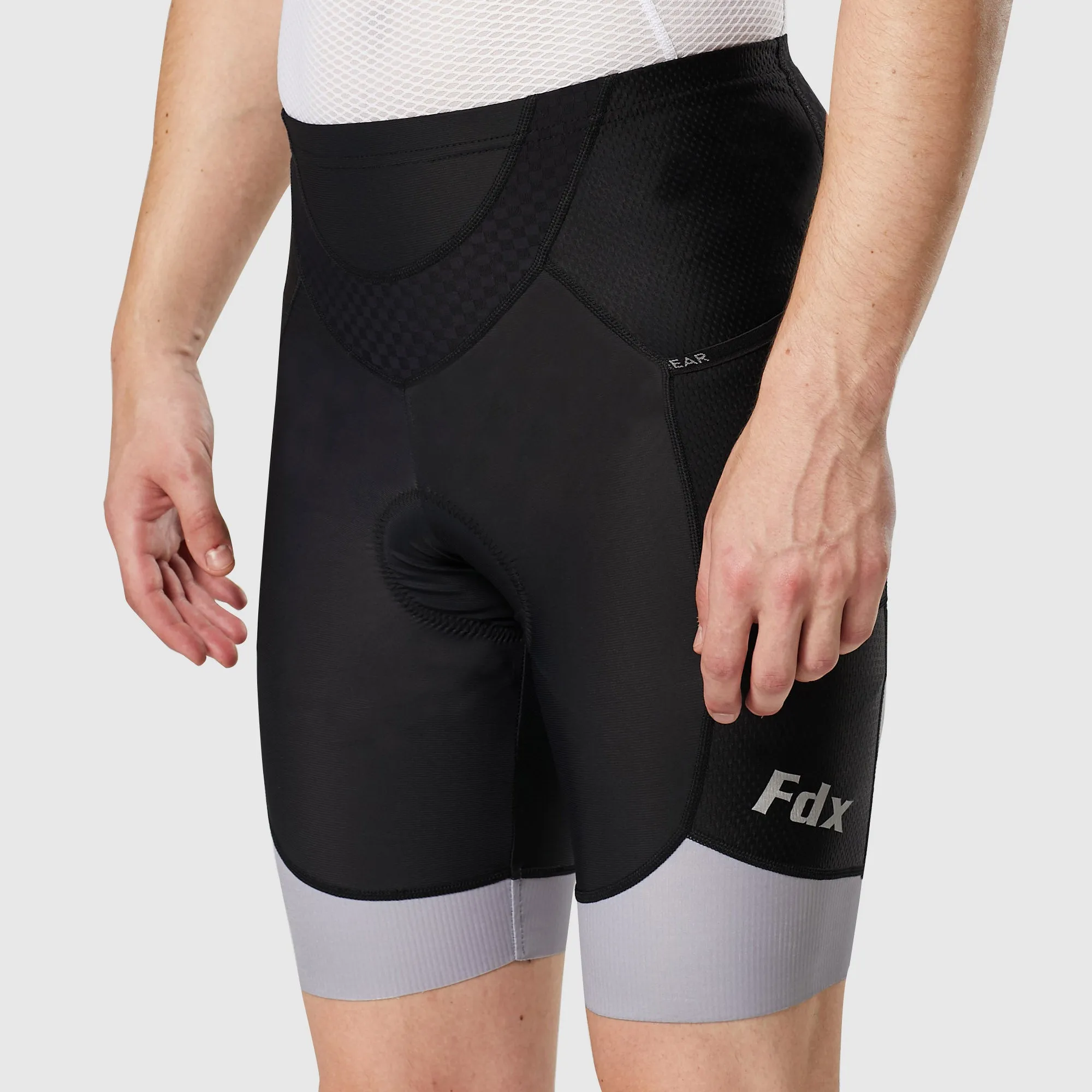 Fdx Essential Grey Men's & Boy's Padded Cycling Shorts With Pockets