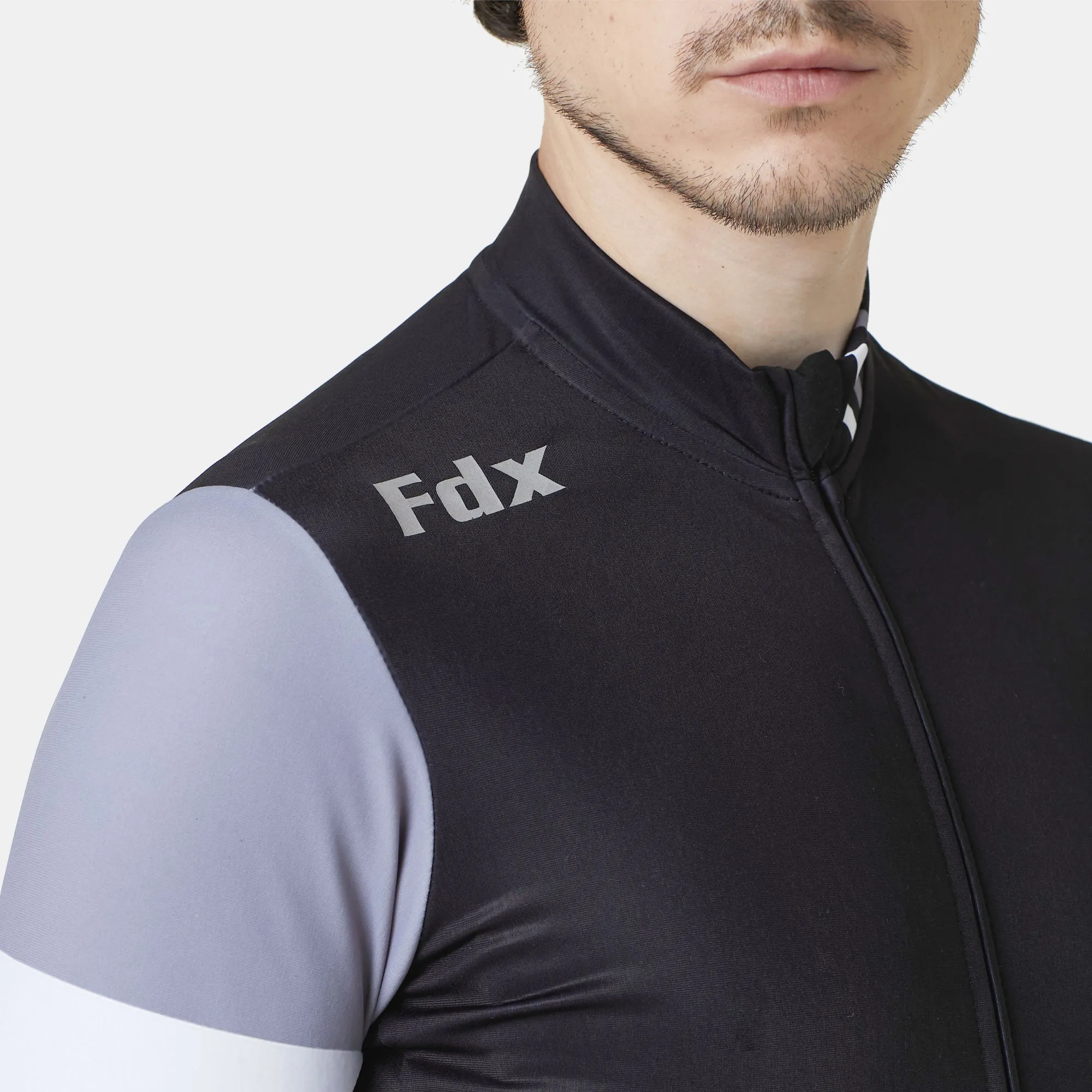 Fdx Men's & Boy's Set Limited Edition Thermal Roubaix Long Sleeve Cycling Jersey & Bib Tights - Black