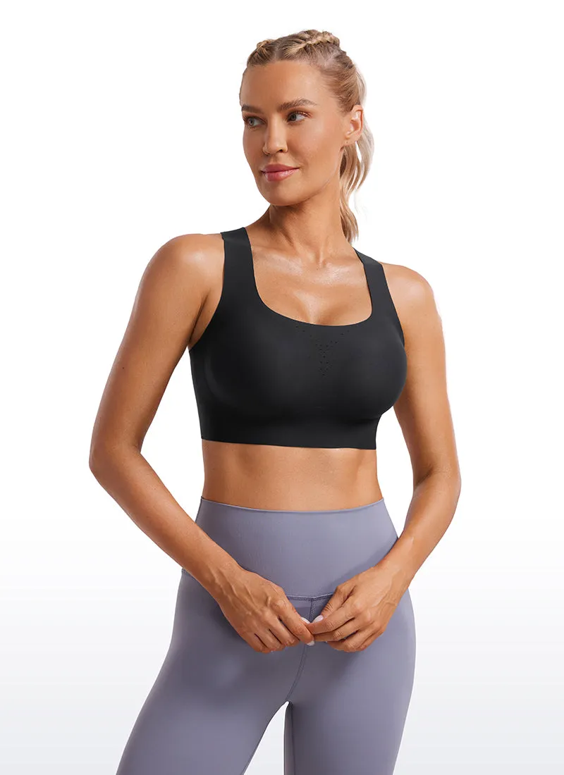 Flex Sculpt Racerback Sports Bra U Neck