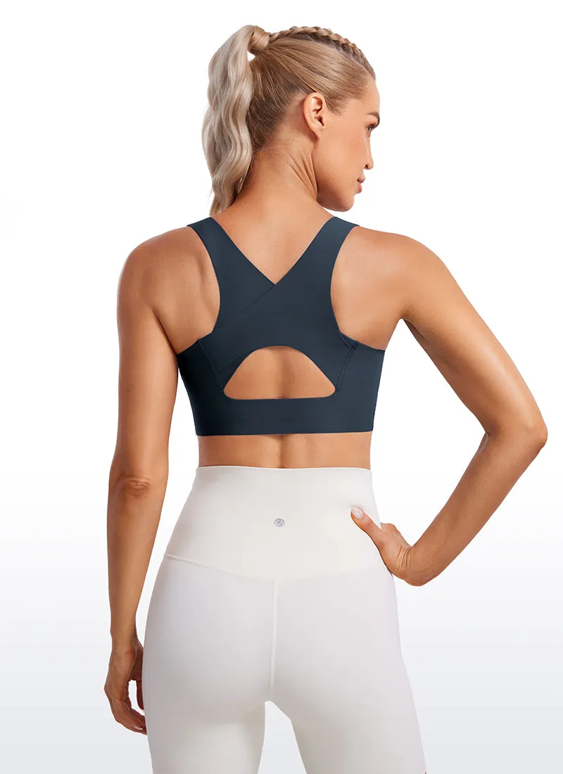 Flex Sculpt Racerback Sports Bra U Neck