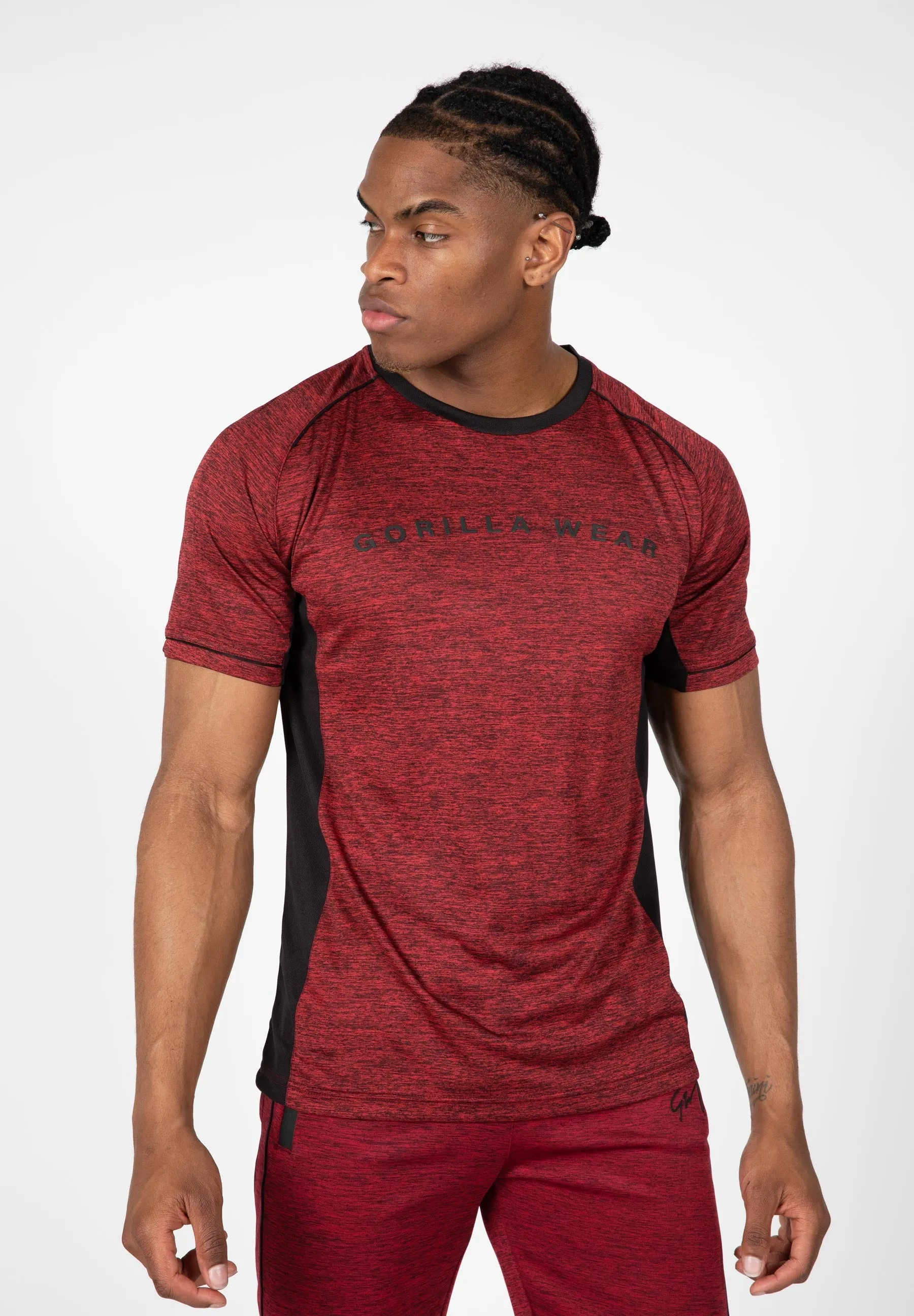 Fremont T-Shirt - Burgundy/Black