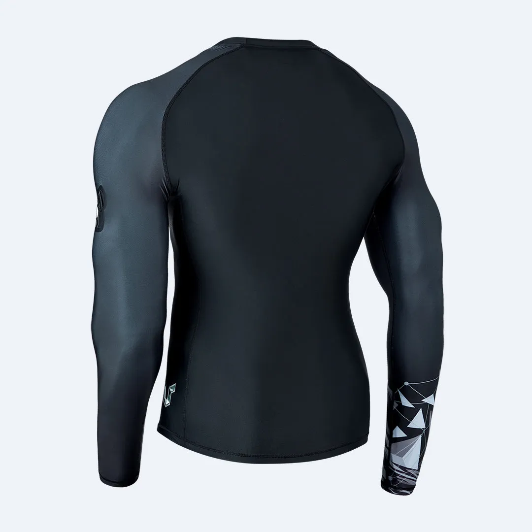 Graphic UPF50  Long Sleeve Rash Guards for Men - King Kong Style