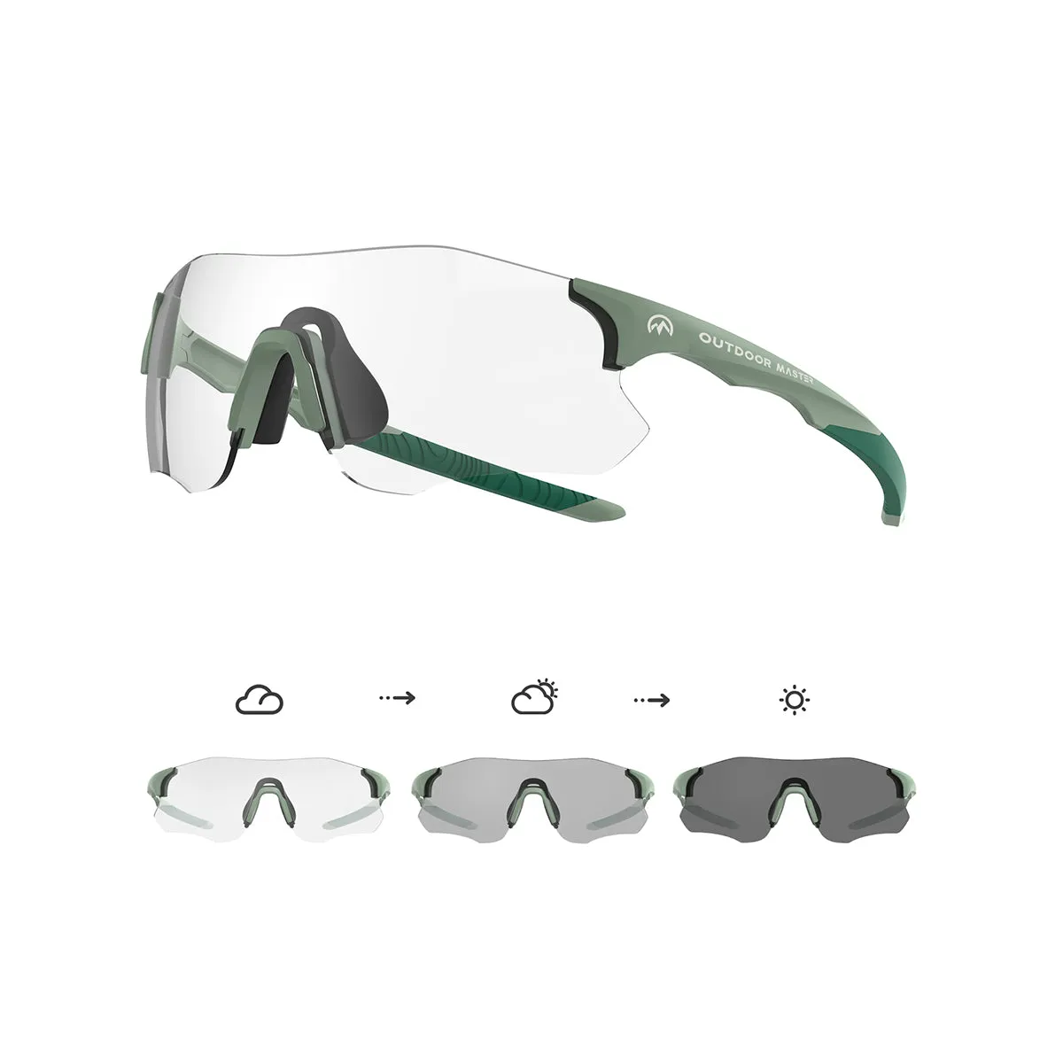 HawkSharp HD Photochromic Sport Sunglasses